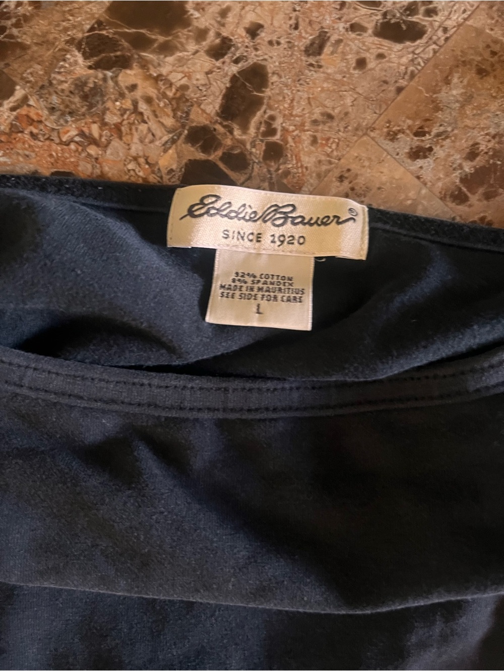 Eddie Bauer Black Spaghetti-Strap Camisole - Picture 2 of 3